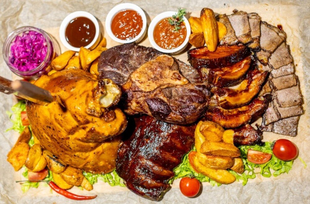 Ели мясо мужики