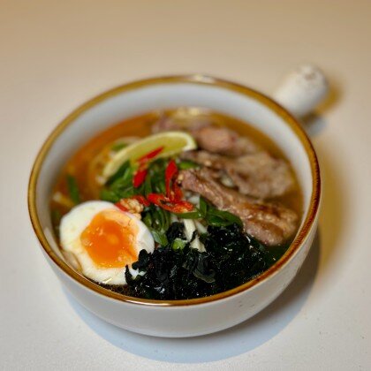 Рамен со свининой