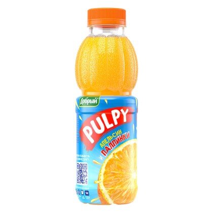 Палпи Апельсин 0,45л