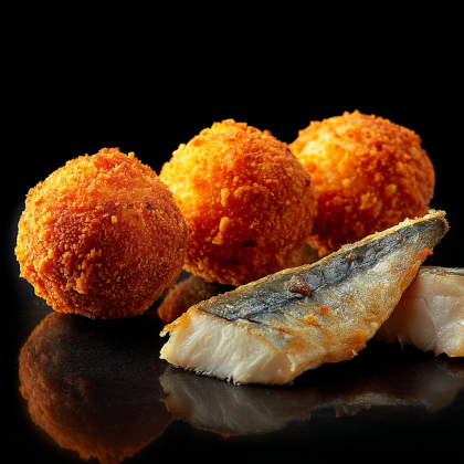 Онигири фрай "Сайра"