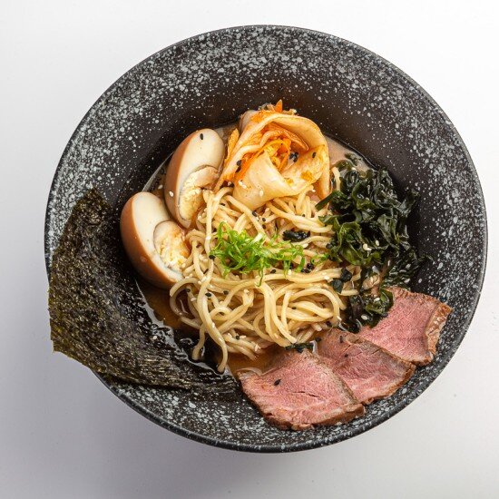 Рамен кимчи с ростбифом