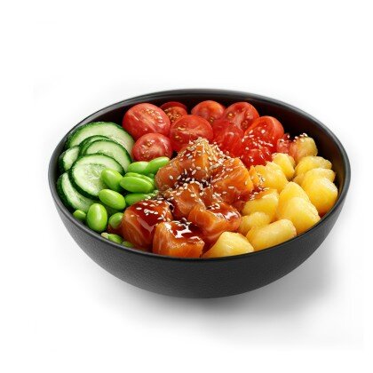 Поке с лососем