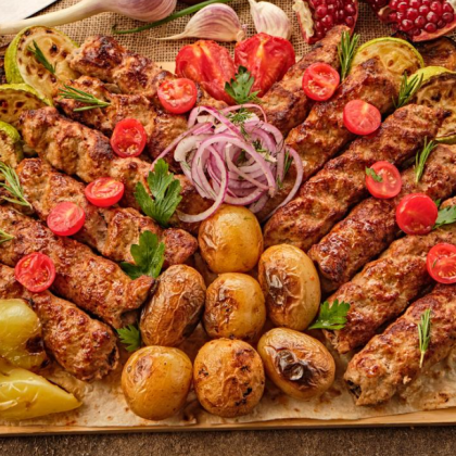 Ассорти из люля кебабов на 8 персон