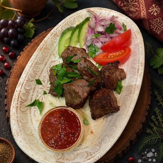 Шашлык из говядины