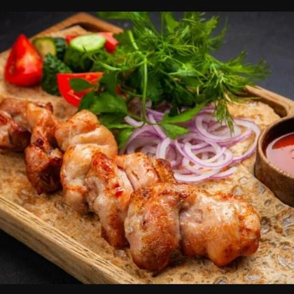 Шашлык из филе бедра курицы