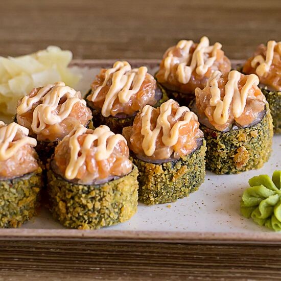 Ролл Темпура и лосось