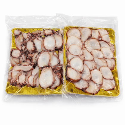 Осьминог вареный на подложке