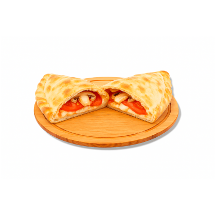 Кальцоне с грибами и сыром
