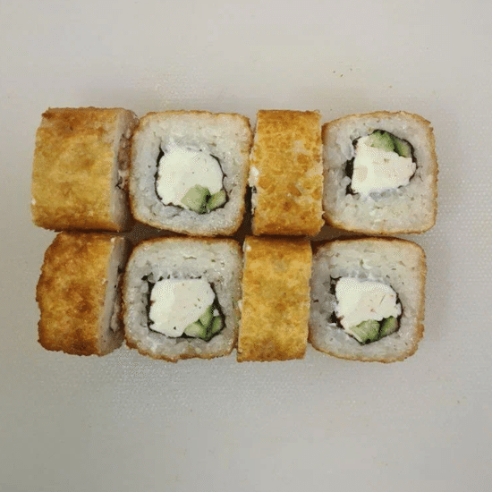 Теплый краб ролл темпура