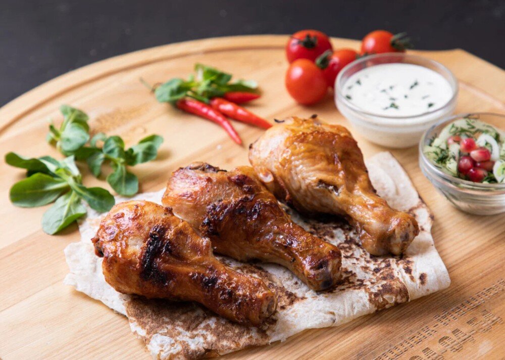 Комбо из  куриной голени