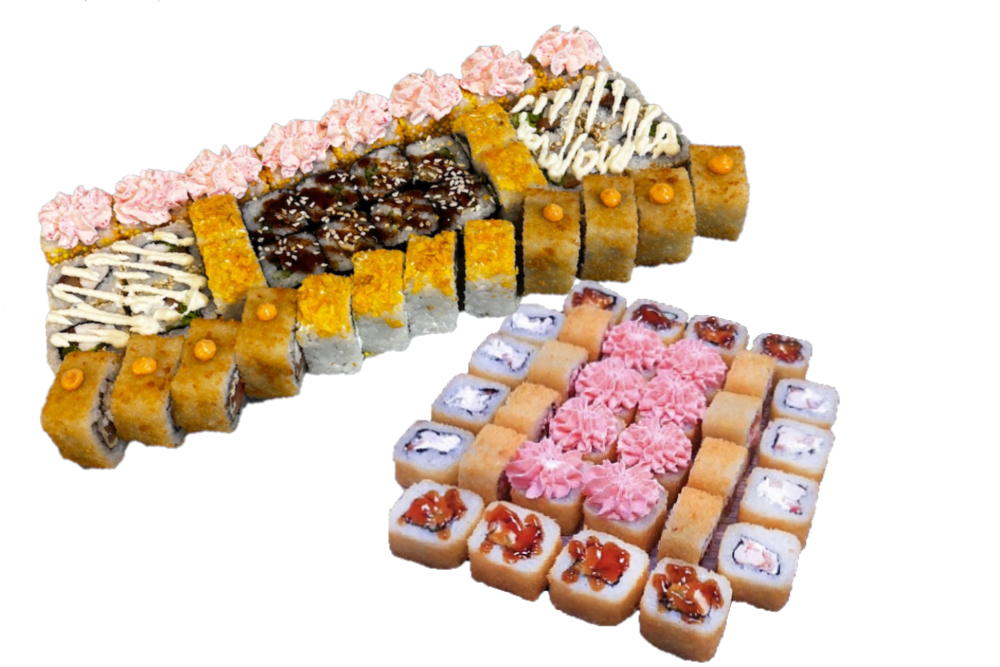 2кг роллов По-мужски
"Вечеринка"+"Гефест"