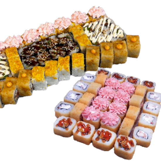 2кг роллов По-мужски
"Вечеринка"+"Гефест"