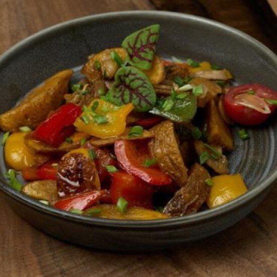 Сковородочка «Жареный картофель с грибами»