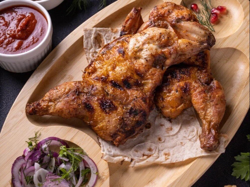 Цыпленок на мангале