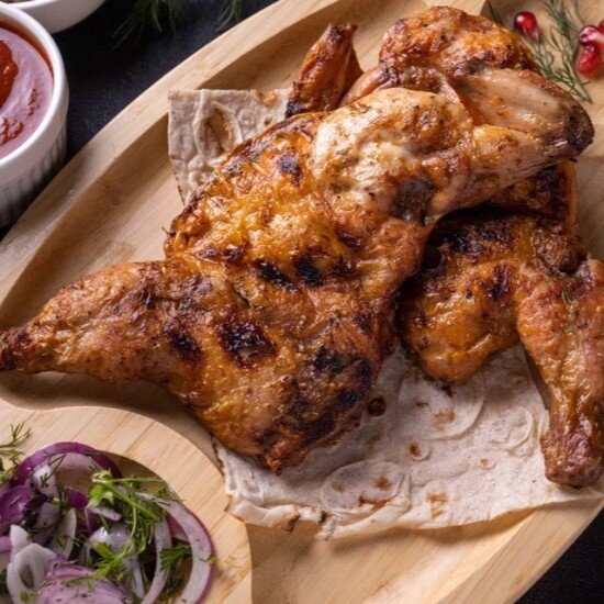 Цыпленок на мангале