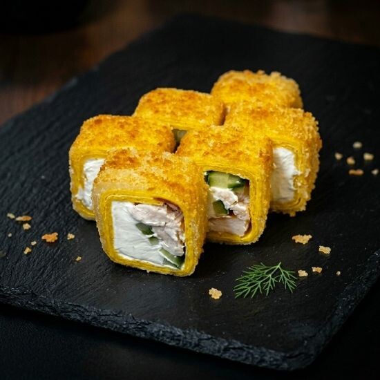 Тортилья темпура с курицей