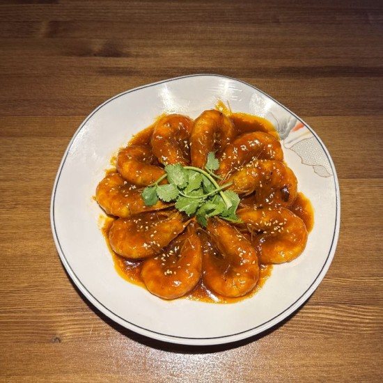 油焖大虾10个 / Тушеная креветка в масле