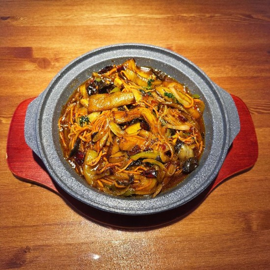 鱼香茄子砂锅煲 / Баклажан в рыбном соусе