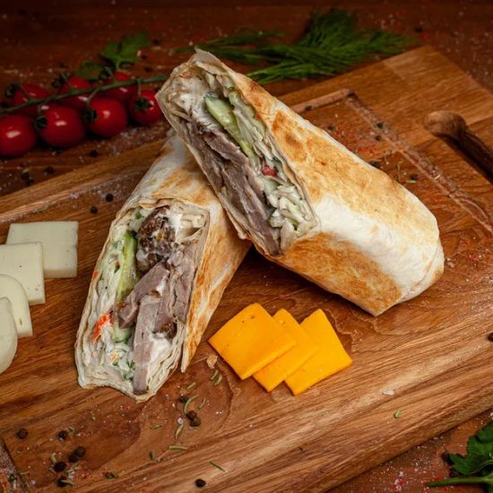 Шаурма Сырная со Свининой