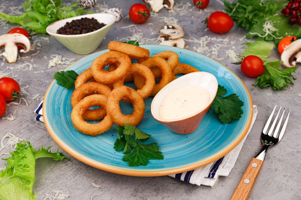 Луковые кольца фри
