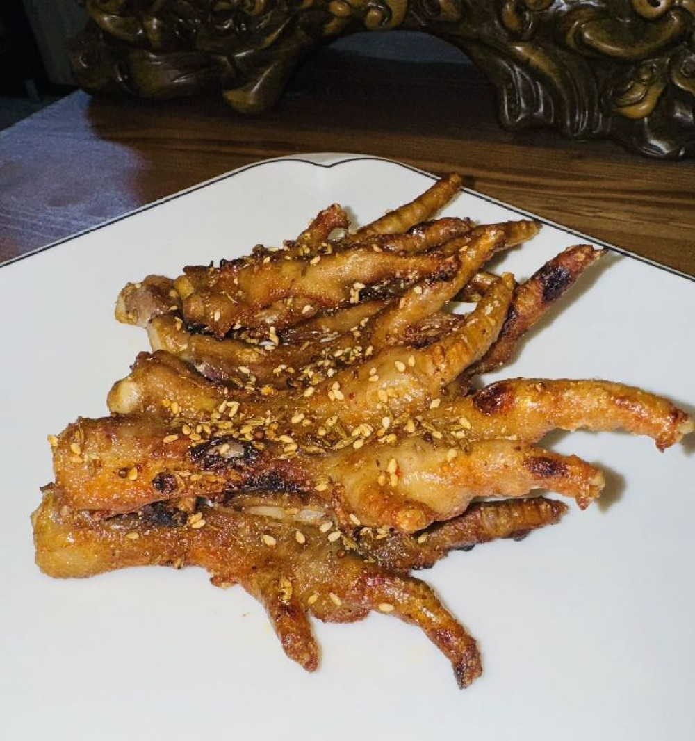шашлык из куриных лапок