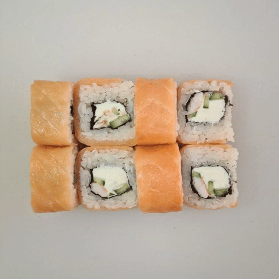 Филадельфия с креветкой ролл