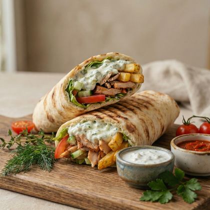 Шаурма с фри