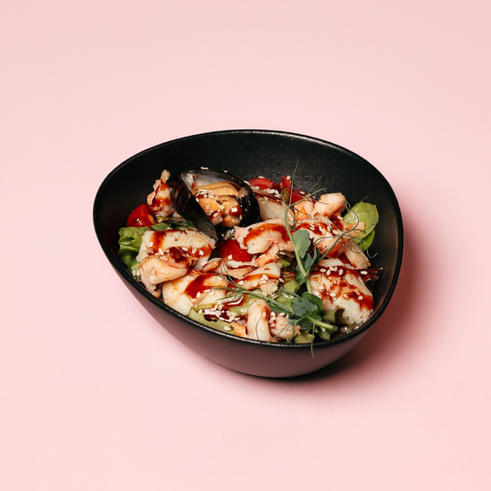 Салат с морепродуктами