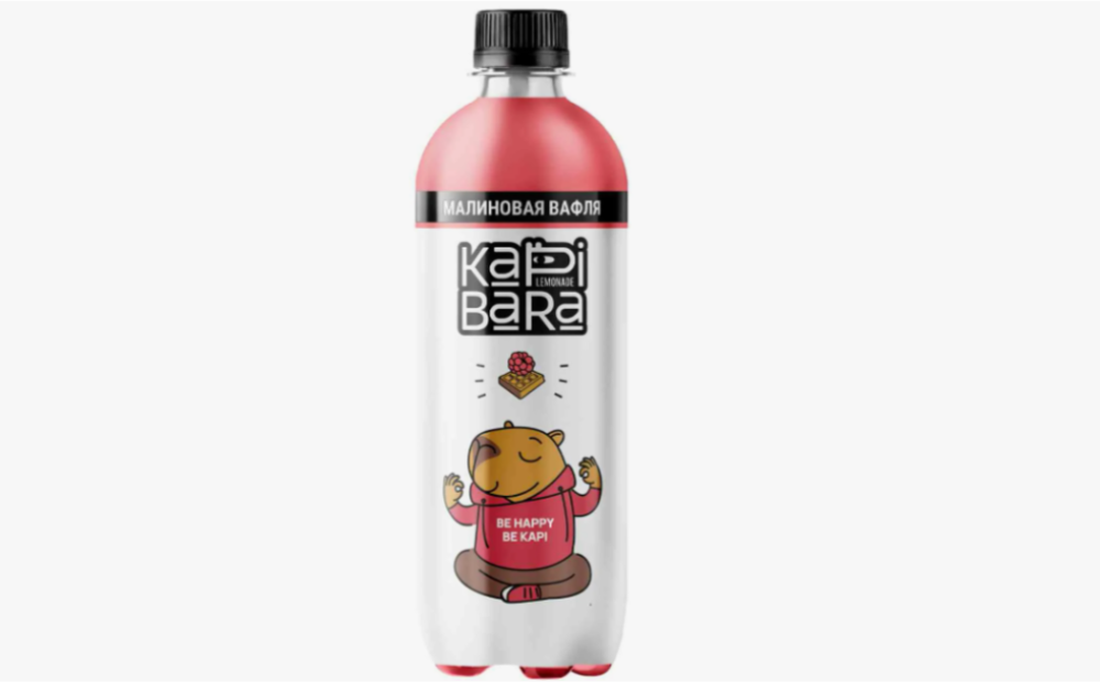 Лимонад Капибара Малиновая вафля
