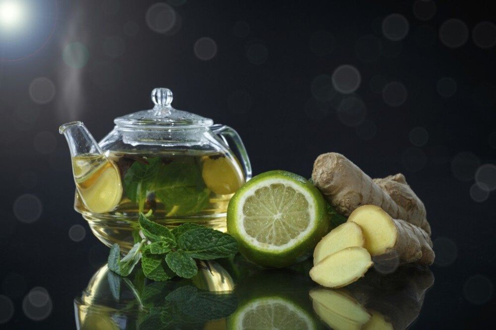 Чай имбирно-лаймовый