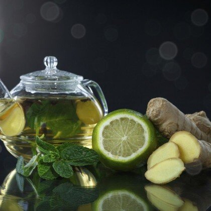 Чай имбирно-лаймовый