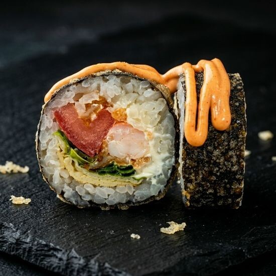 КимБап жареный с креветкой