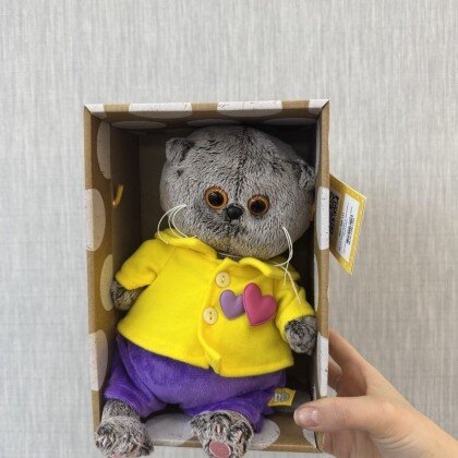 Басик BABY в курточке с сердечками