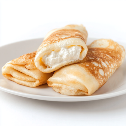 Блины с творогом