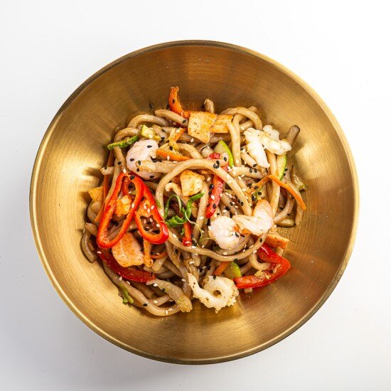 Удон с морепродуктами