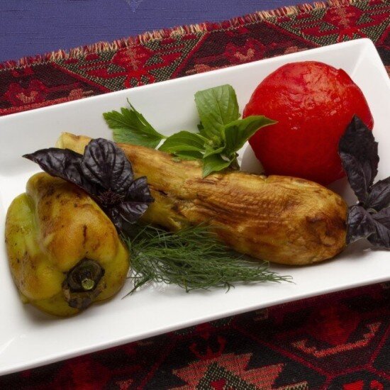 Овощи на углях