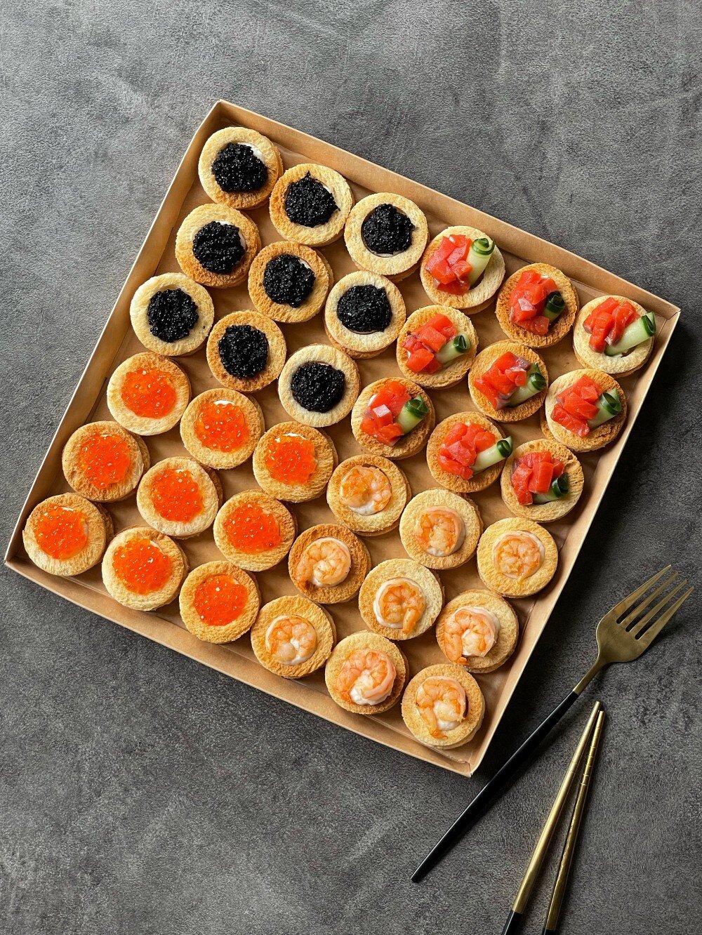 Гастробокс "Ассорти домашних тарталеток" большой набор