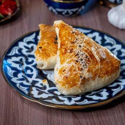 Самса в духовке (говядина)