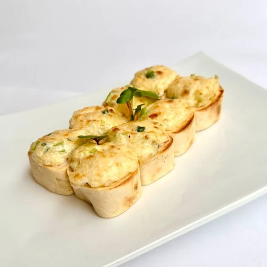 Запеченная тортилья с курицей