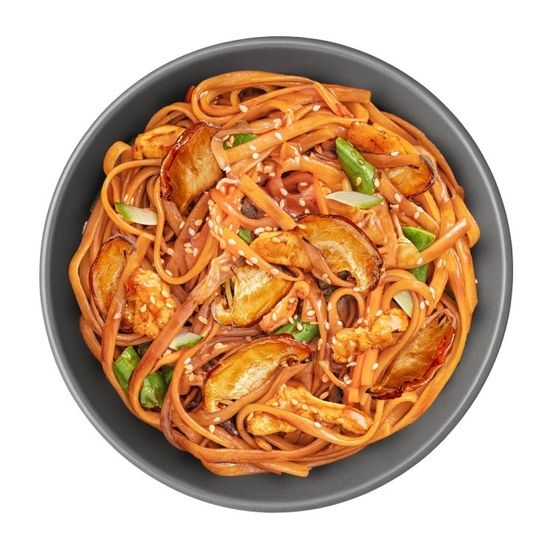 Вок Удон с курочкой в соусе Сладкий чили