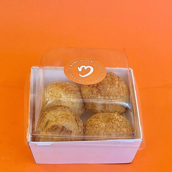 Шу с ванильным кремом