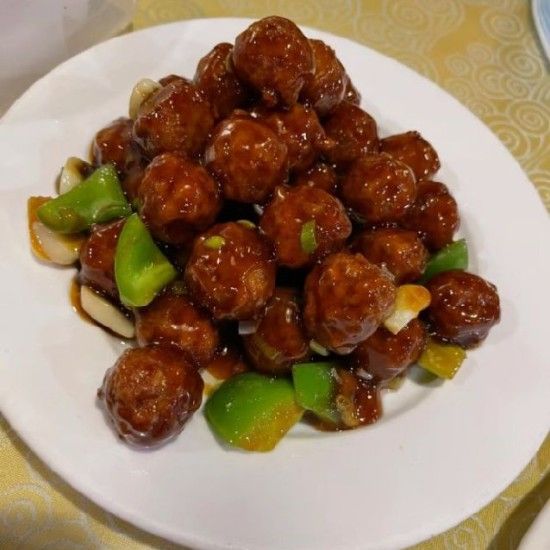 溜丸子 / жареная котлета в китайском стиле