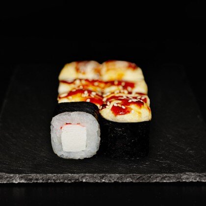 Запечённый мак с крабом