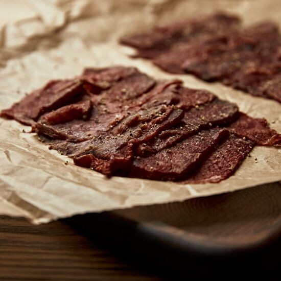 Строганина из дикого мяса