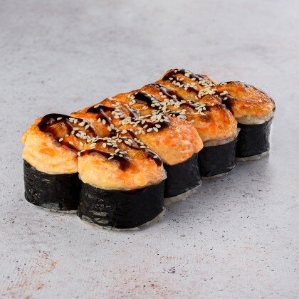 Запеченный с креветкой