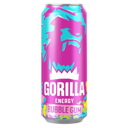 Горилла Баббл Гам энергетический напиток б/а газ.