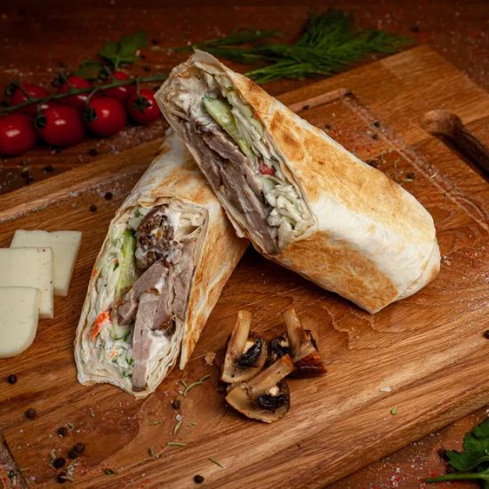 Шаурма Грибная со Свининой