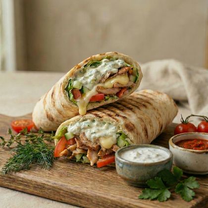 Шаурма с сыром