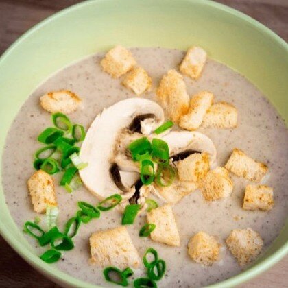 Крем-суп грибной