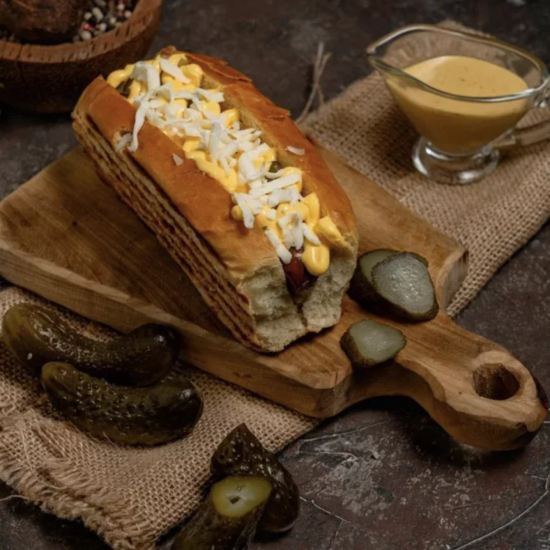 Хот-дог сырный